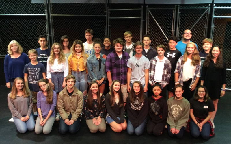 Heartwood and Lincoln Academy cast of West Side Story